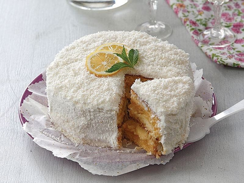 Hindistan Cevizli Ve Limonlu Pasta