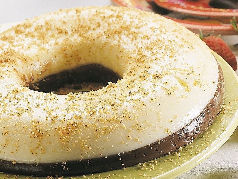 İki Renkli Simit Puding