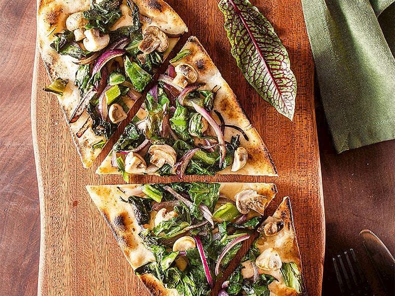 Ispanaklı Ve Pazılı Pide