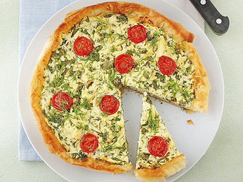 Ispanaklı Çıtır Tart