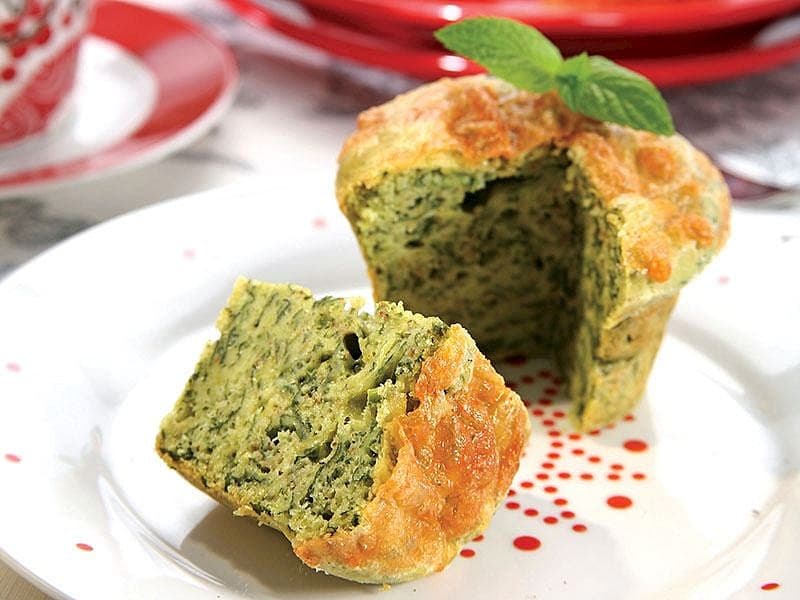 Ispanaklı Mini Kek