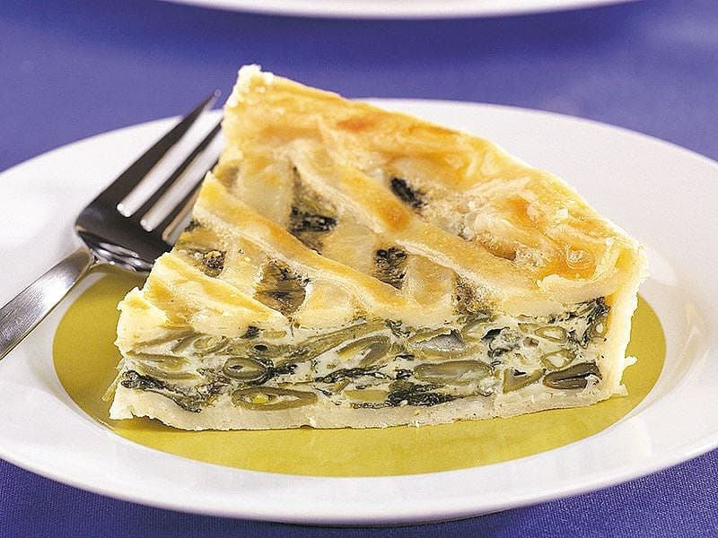 Ispanaklı Ve Taze Fasulyeli Kiş