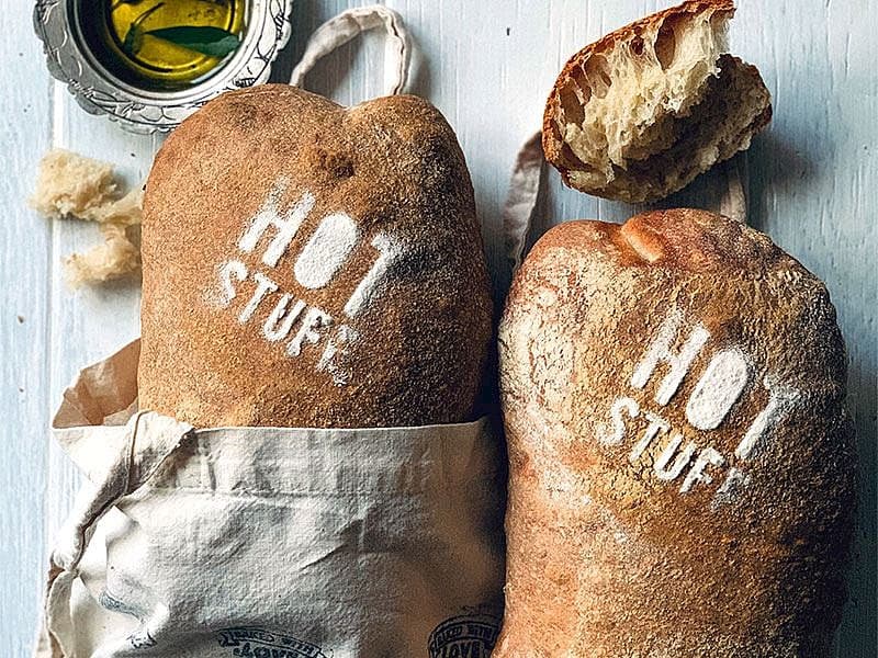 İtalyan Ciabatta Ekmeği