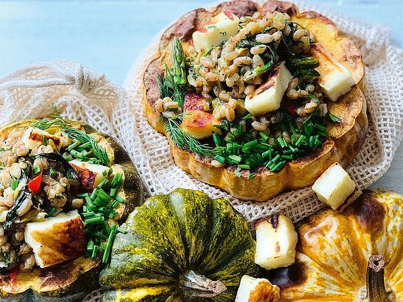 İtalyan Usulü Farro Buğdaylı Ve Ispanaklı Pilav