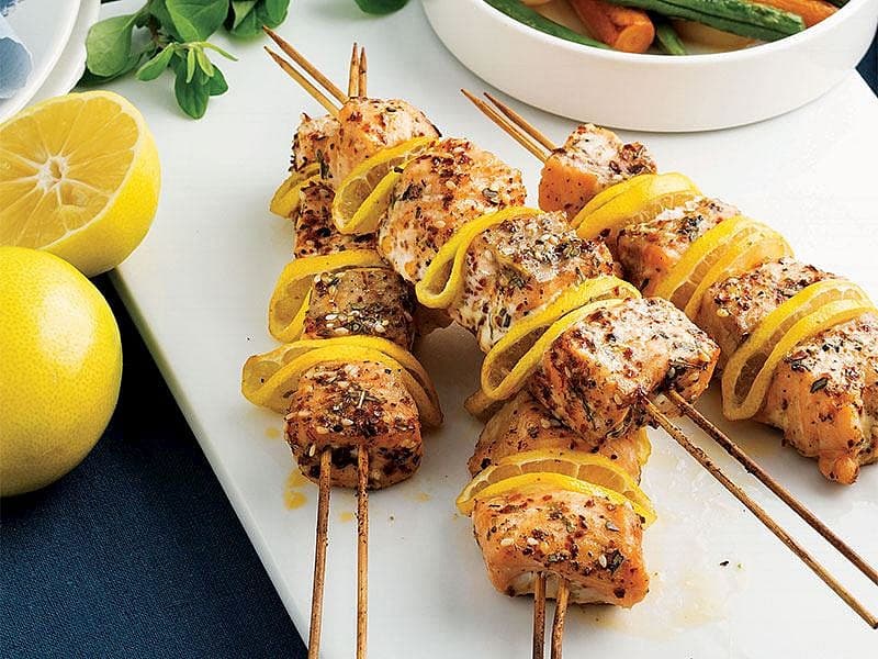 Izgara Somon Kebabı