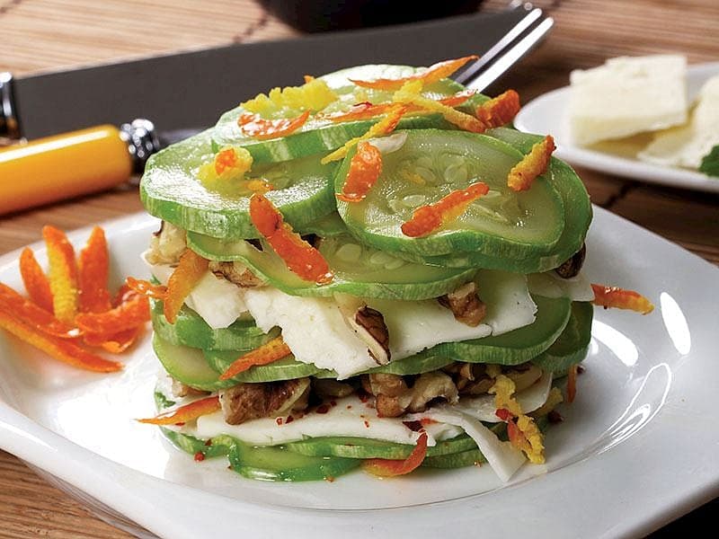İzmir Tulum Peynirli Kabak Salatası