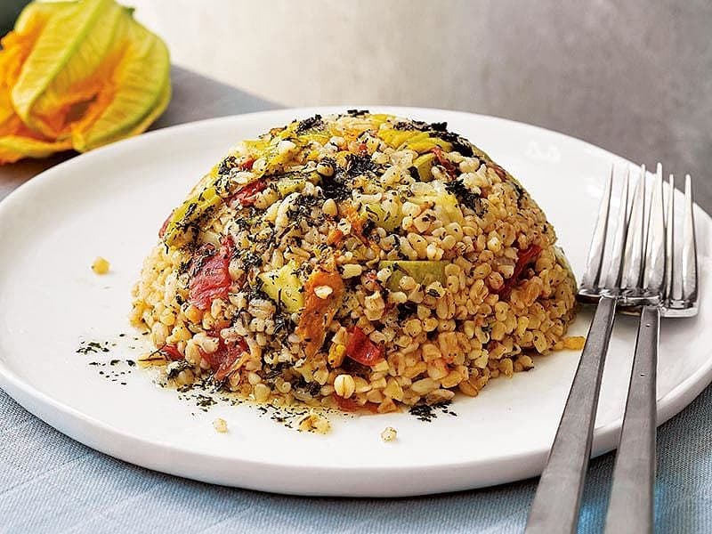 Kabak Çiçekli Yörük Pilavı