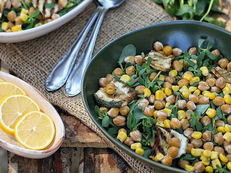 Kabaklı Pratik Salata