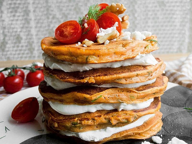 Kabaklı Salçalı Pankek
