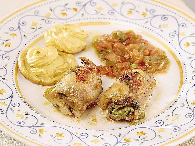 Kabaklı Tavuk Rulo