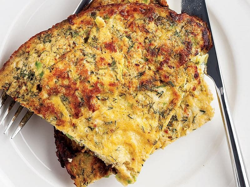 Kabaklı Ve Dereotlu Omlet