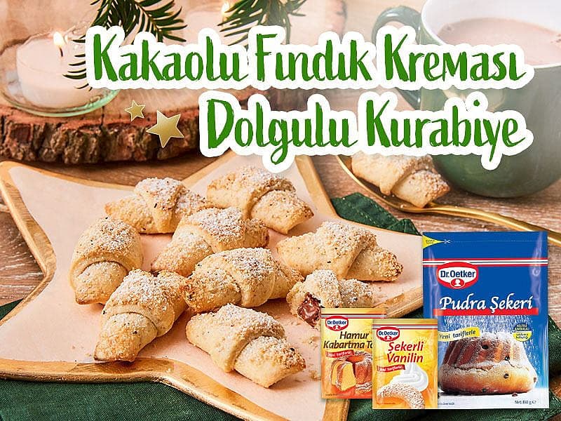 Kakaolu Fındık Kreması Dolgulu Kurabiye