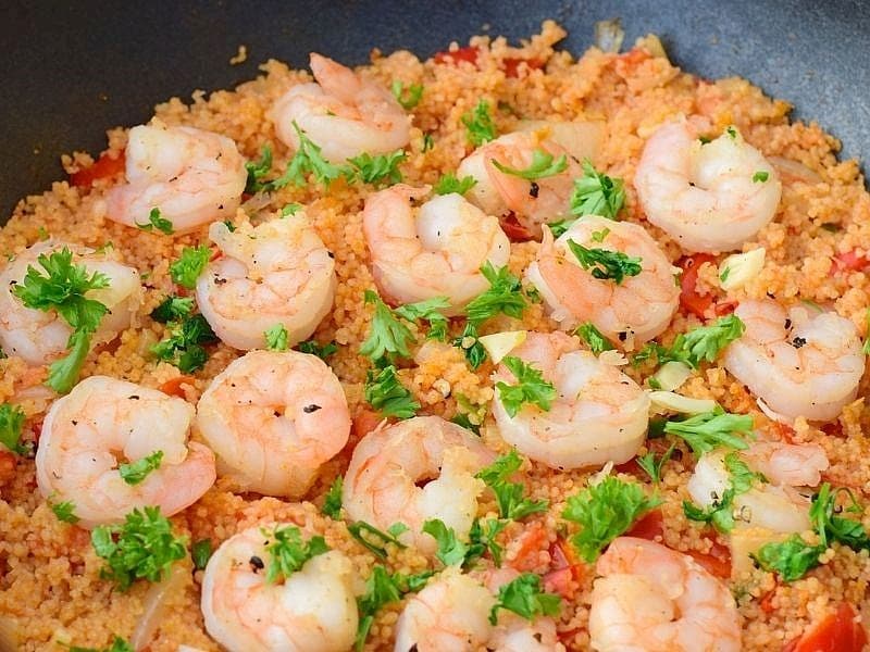 Karidesli Bulgur Pilavı