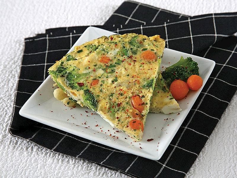 Karışık Sebzeli Frittata