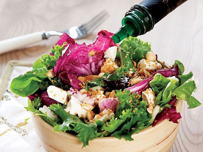 Kavrulmuş Susamlı, Peynirli Salata