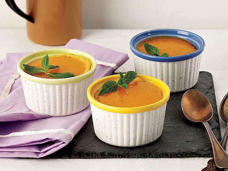 Kayısı Soslu Kremalı Tatlı