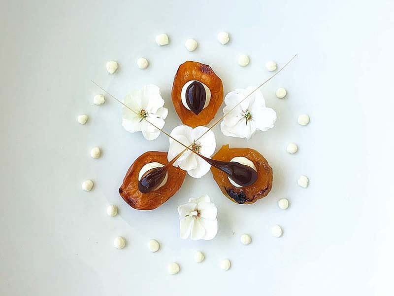 Kayısılı Ve Beyaz Çikolatalı Cheesecake