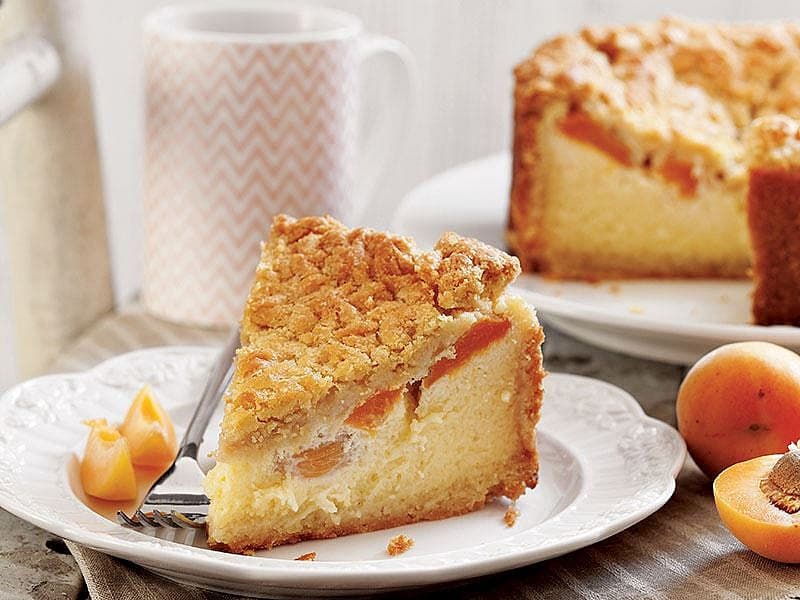 Kayısılı Crumble Cheesecake