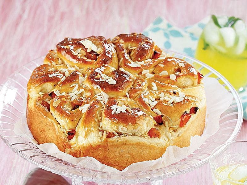 Kayısılı Sarmal Çörek
