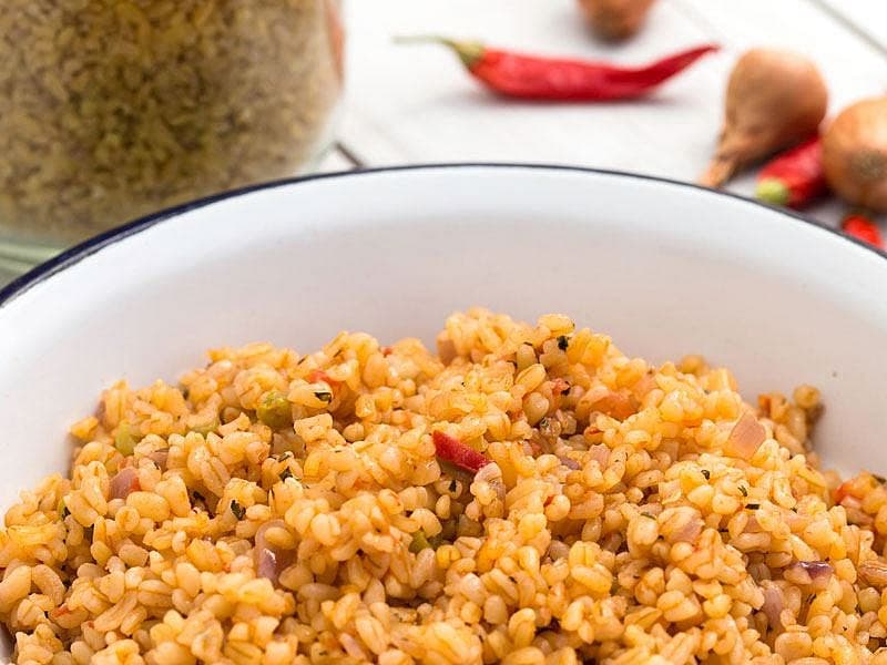Kaymaklı Firikli Bulgur Pilavı