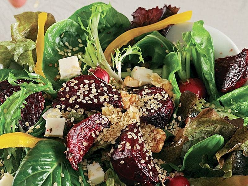 Keçi Peynirli Pancar Salatası