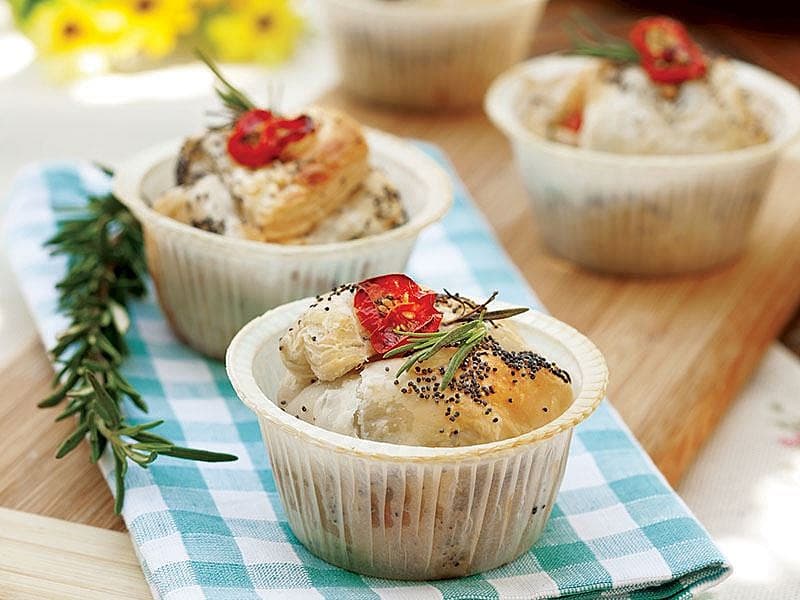 Keçi Peynirli Ve Biberiyeli Muffin