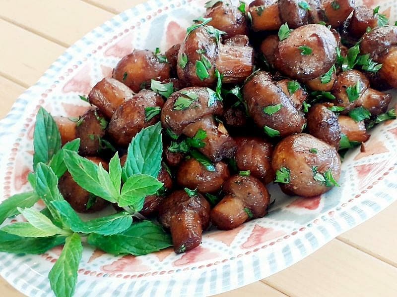 Kekik Ve Soya Soslu Mantar