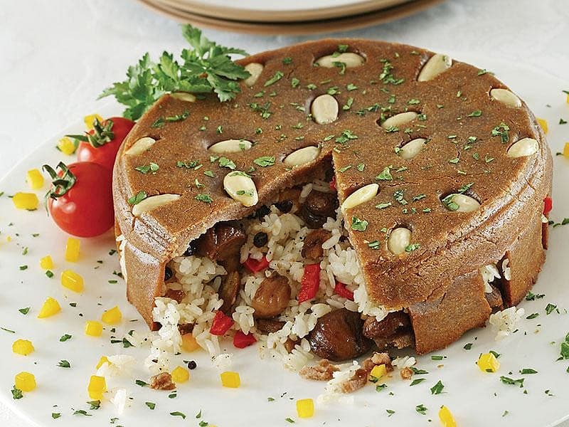 Kestane Unlu Perde Pilavı