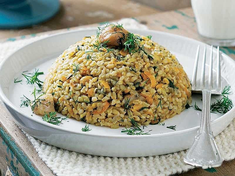 Kestaneli Firik Pilavı