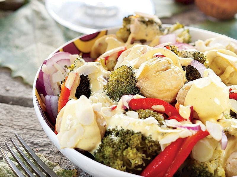 Kestaneli Ve Brokolili Salata
