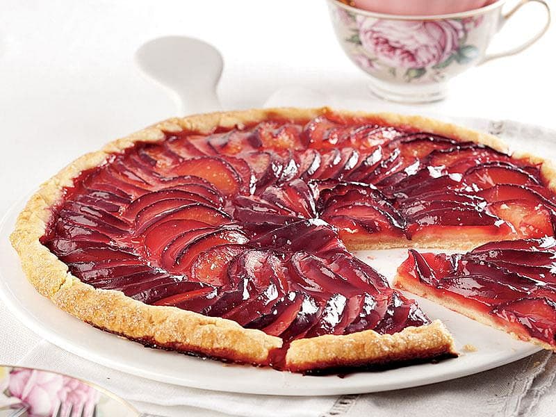 Kırmızı Erikli Tart