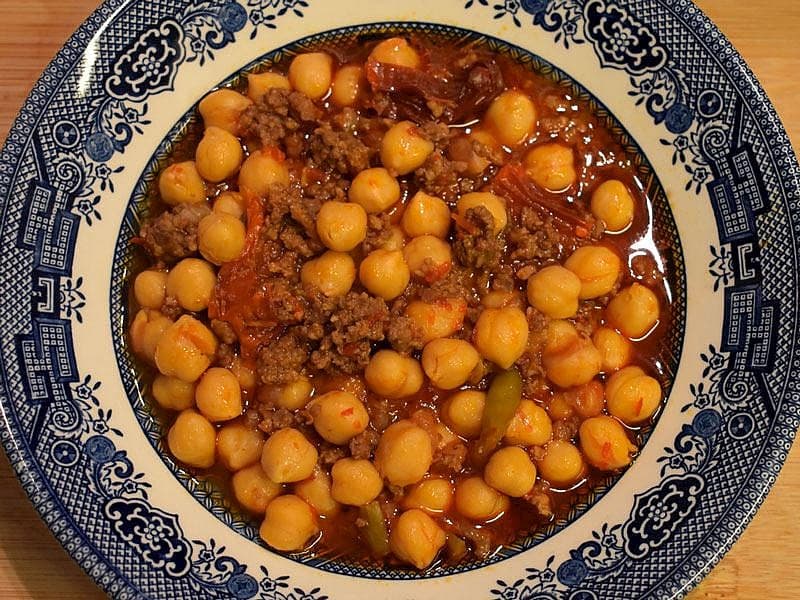 Kıymalı Nohut Yemeği