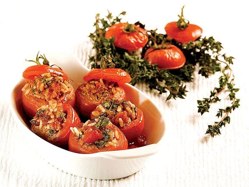 Kıymalı Domates Dolması