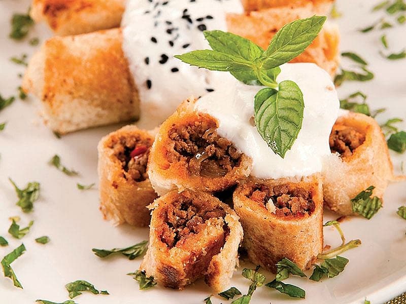 Kıymalı Ekmek Ruloları