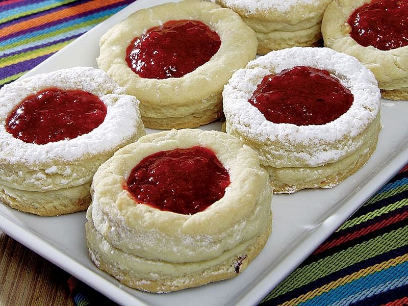 Kızılcık Marmelatlı Kurabiye