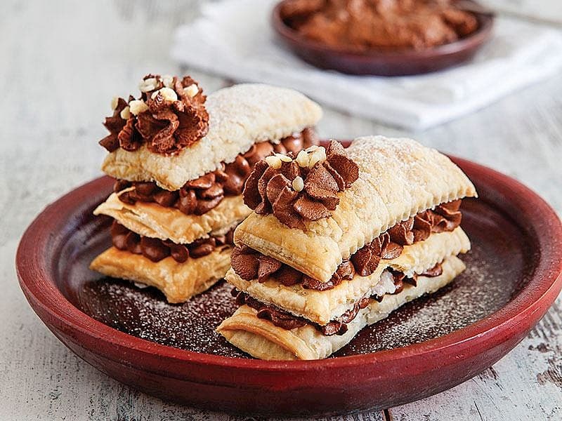 Kremalı Milföy Pasta