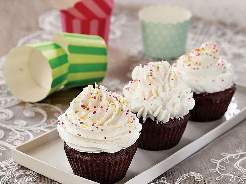 Kremalı Ve Kakaolu Muffin