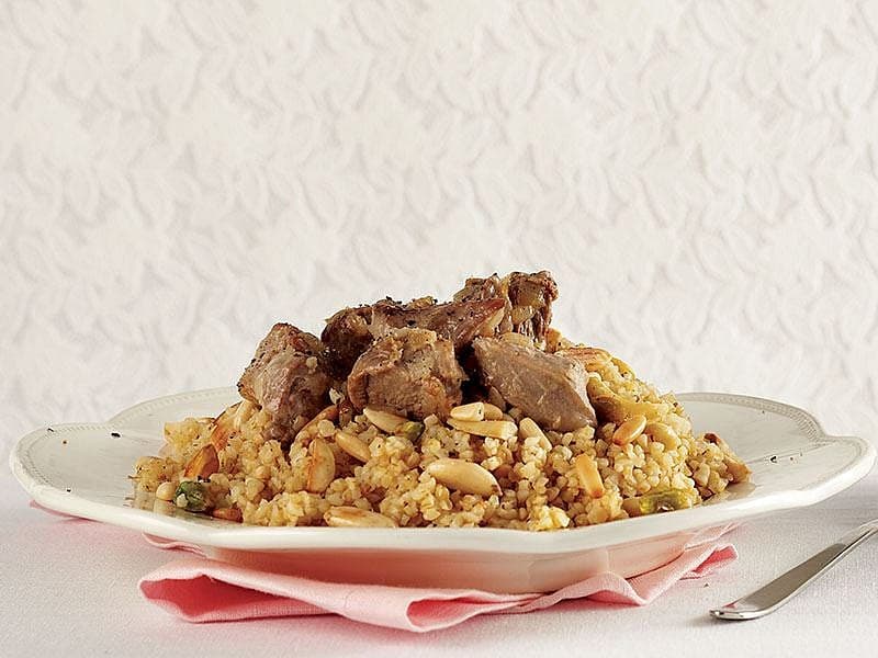 Kuzu Etli Ve Baklalı Pilav