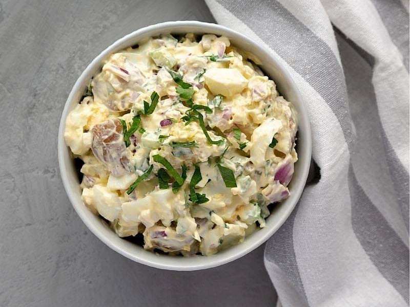Labneli Patates Salatası