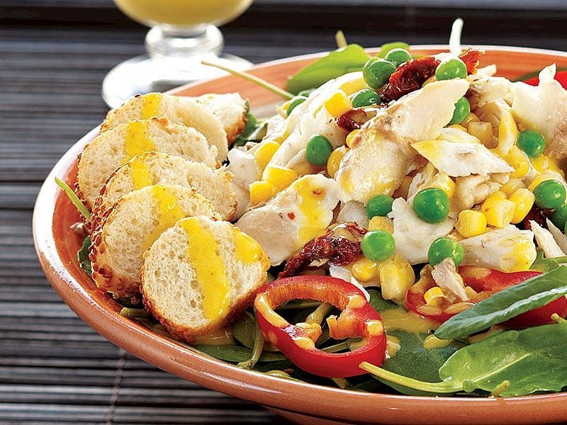 Levrekli Kuzukulağı Salatası
