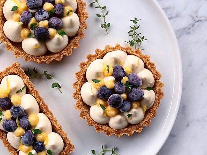 Limon Kremalı Cheesecake Tart