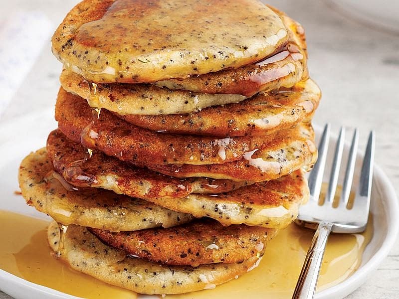 Limonlu Ve Haşhaş Tohumlu Pancake