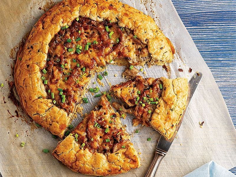 Mantar Dolgulu Galette