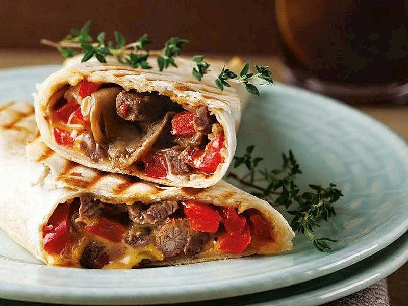 Mantarlı Et Dürüm