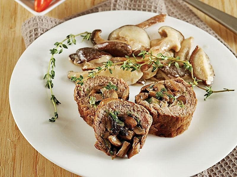 Mantarlı Et Sarma