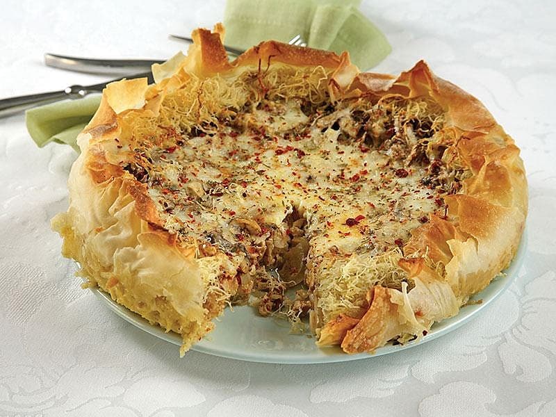 Mantarlı Kadayıf Böreği