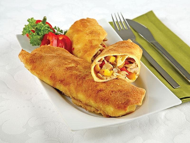 Mantarlı Krep Börek