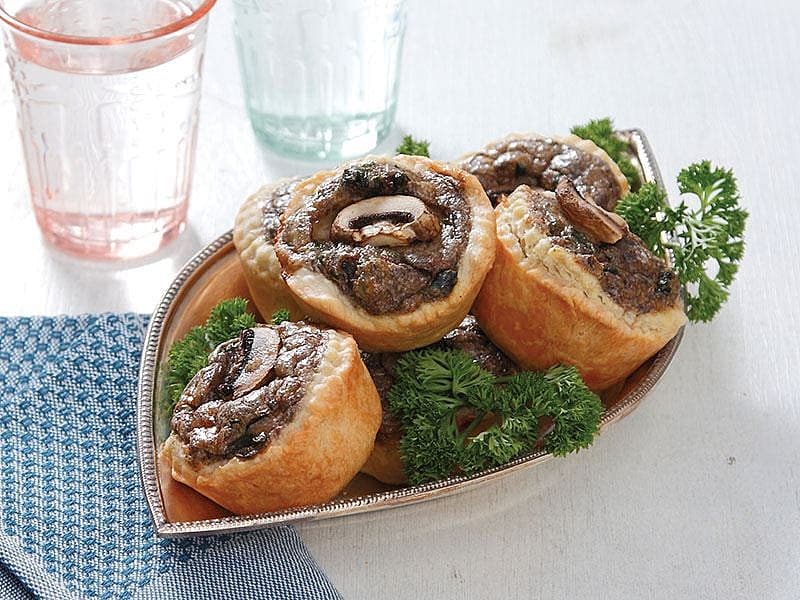 Mantarlı Mini Tart
