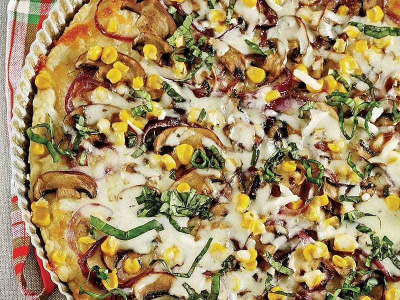 Mantarlı Ve Soğanlı Çıtır Pizza
