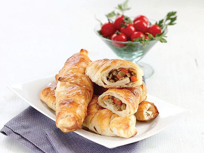Mercimekli Rulo Börek
